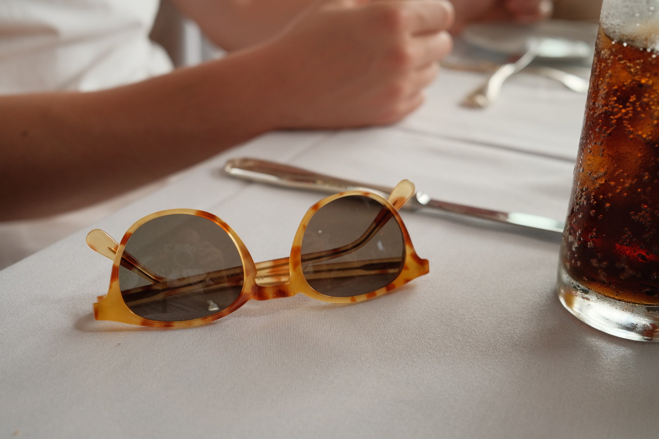 Acetat Brille havana orange gelb