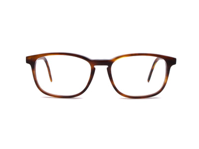 Campbell CO 12703 – schmale rechteckige Acetatbrille in Braun
