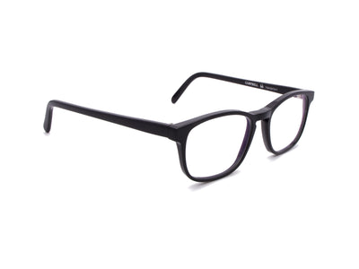 Campbell Mod. CO 12703 – dezente schwarze Brille für Männer, Seitenansicht.
