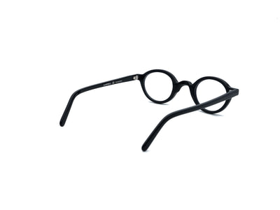 Campbell CO 2016j – klassische schwarze Acetat-Lesebrille, Jubiläumsmodell, Rückansicht