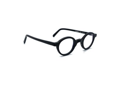 Campbell CO 2016j – klassische schwarze Acetat-Lesebrille, Jubiläumsmodell, Seitenansicht