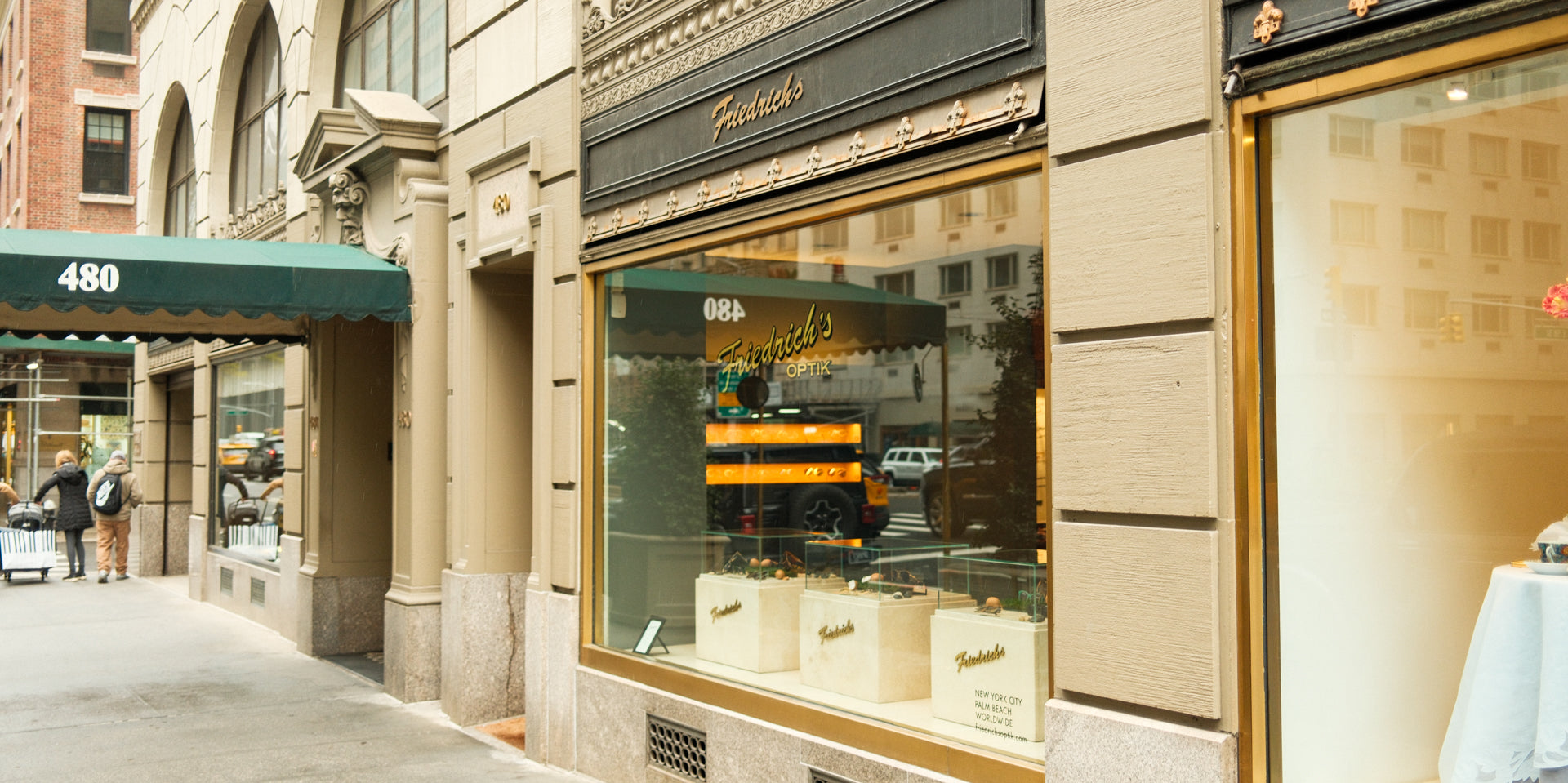 Exclusive Friedrichs Optik eyewear boutique in New York with high-end eyewear